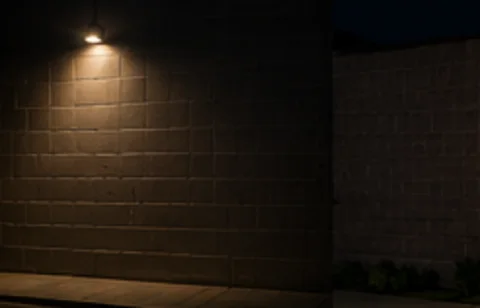 Blank wall before projection — Good Vibes, Great Food