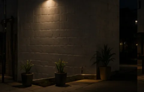 Blank wall before projection — Make It Count