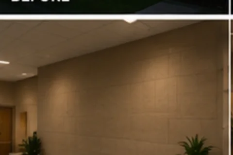 Blank wall before projection — People Helping People