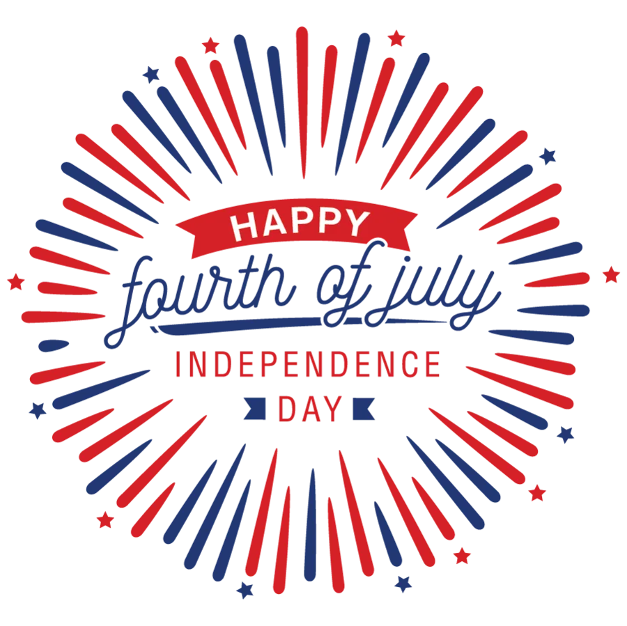 4th of July patriotic gobo projection design
