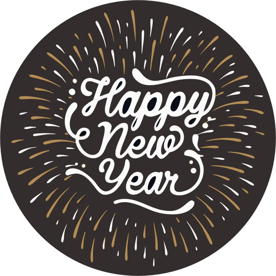 New Year's Eve gobo projection design