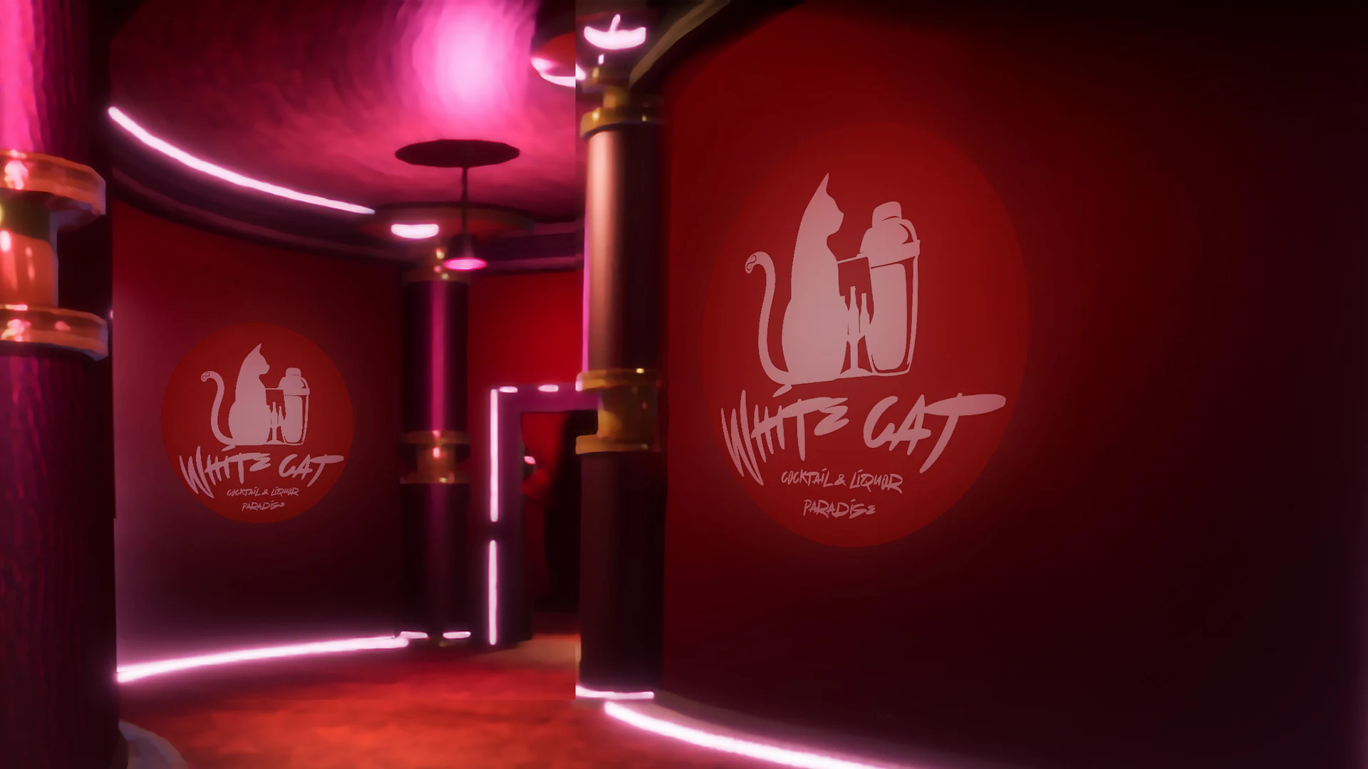 Lounge & nightlife branding — Infinity gobo logo projection