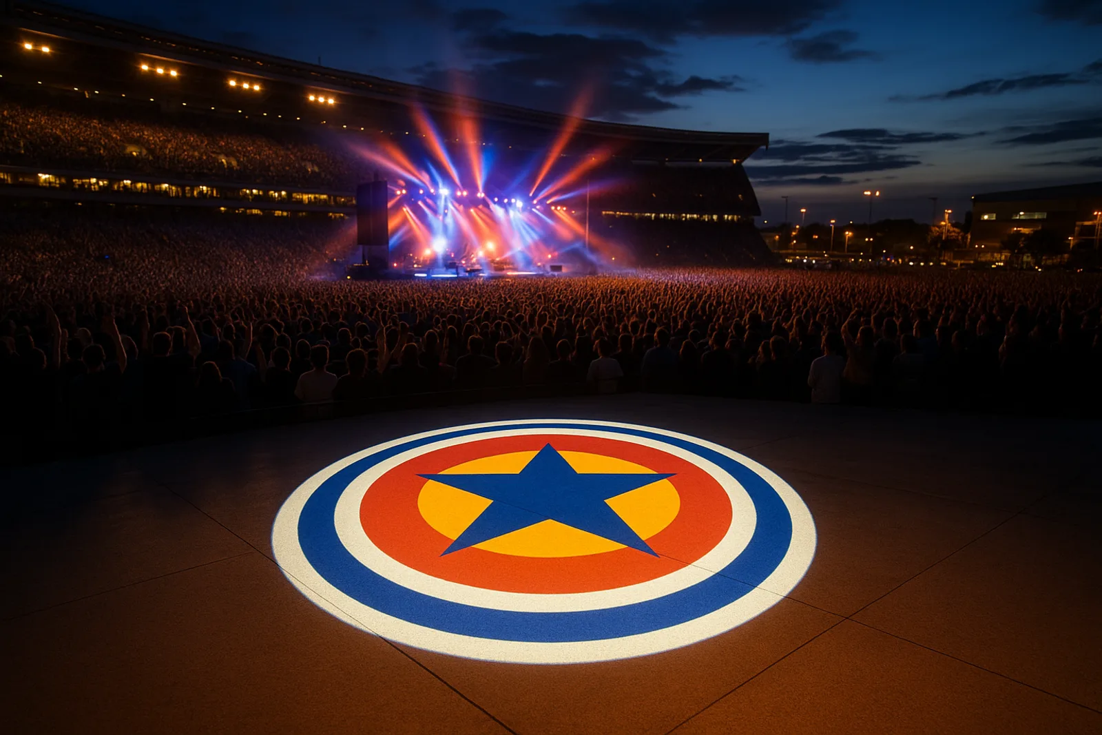 Festival & Events Pack projection in use