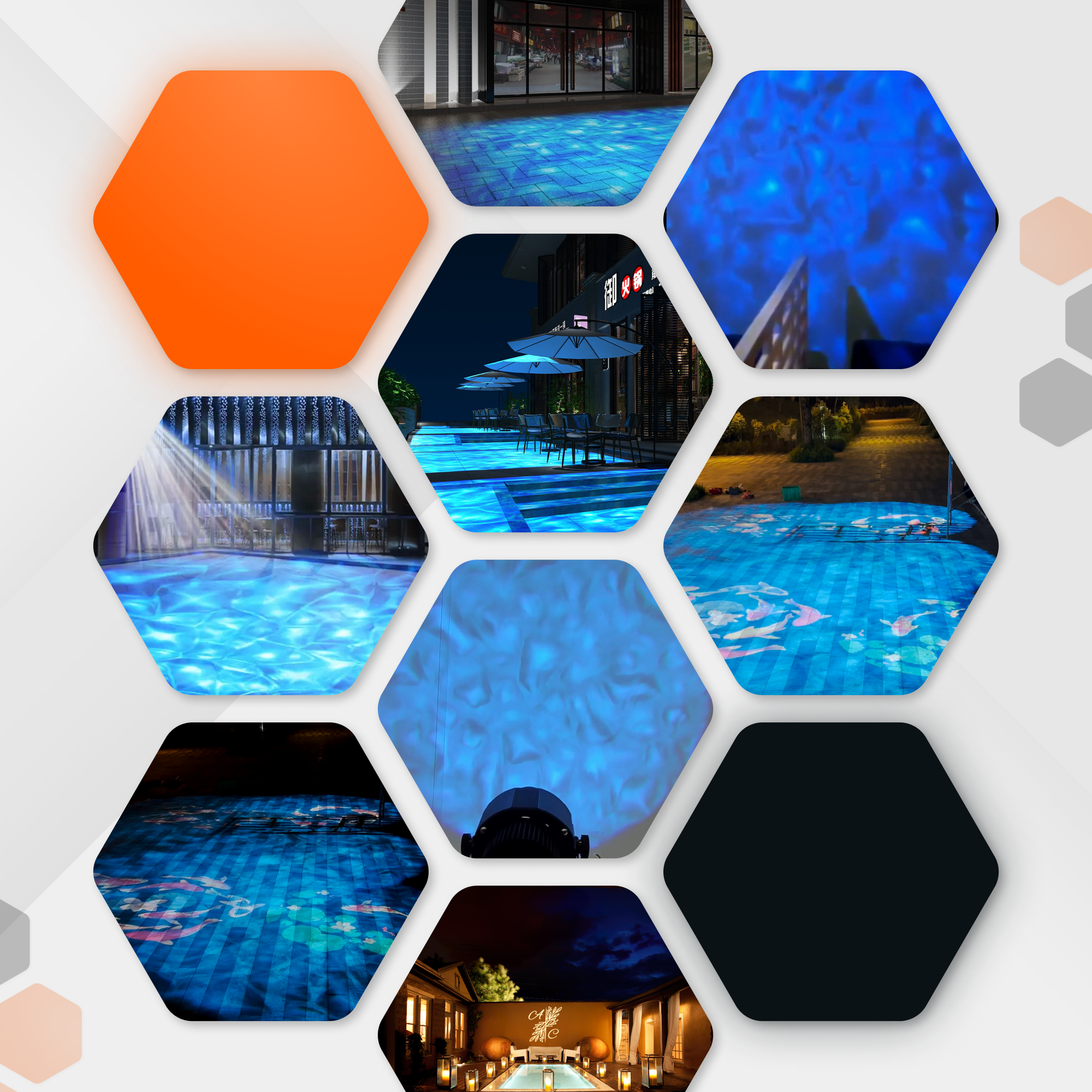 Outdoor Waterwave Projectors | 40W-300W Customizable Lighting
