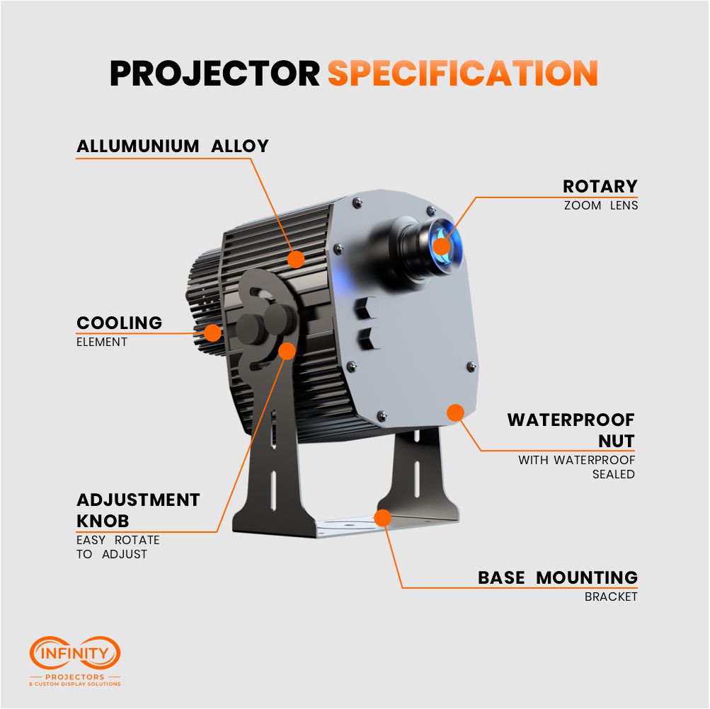 7 Gobo Spin Projector