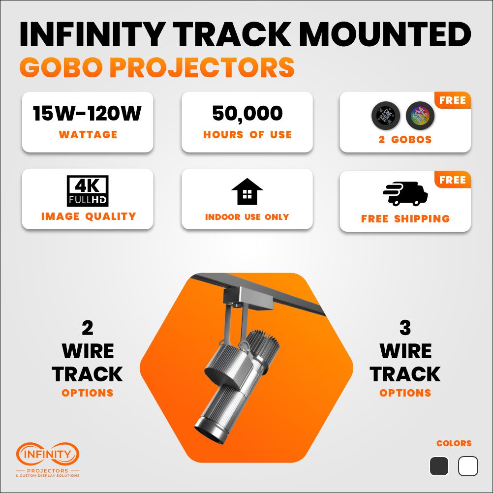 mount tracking custom logo projector