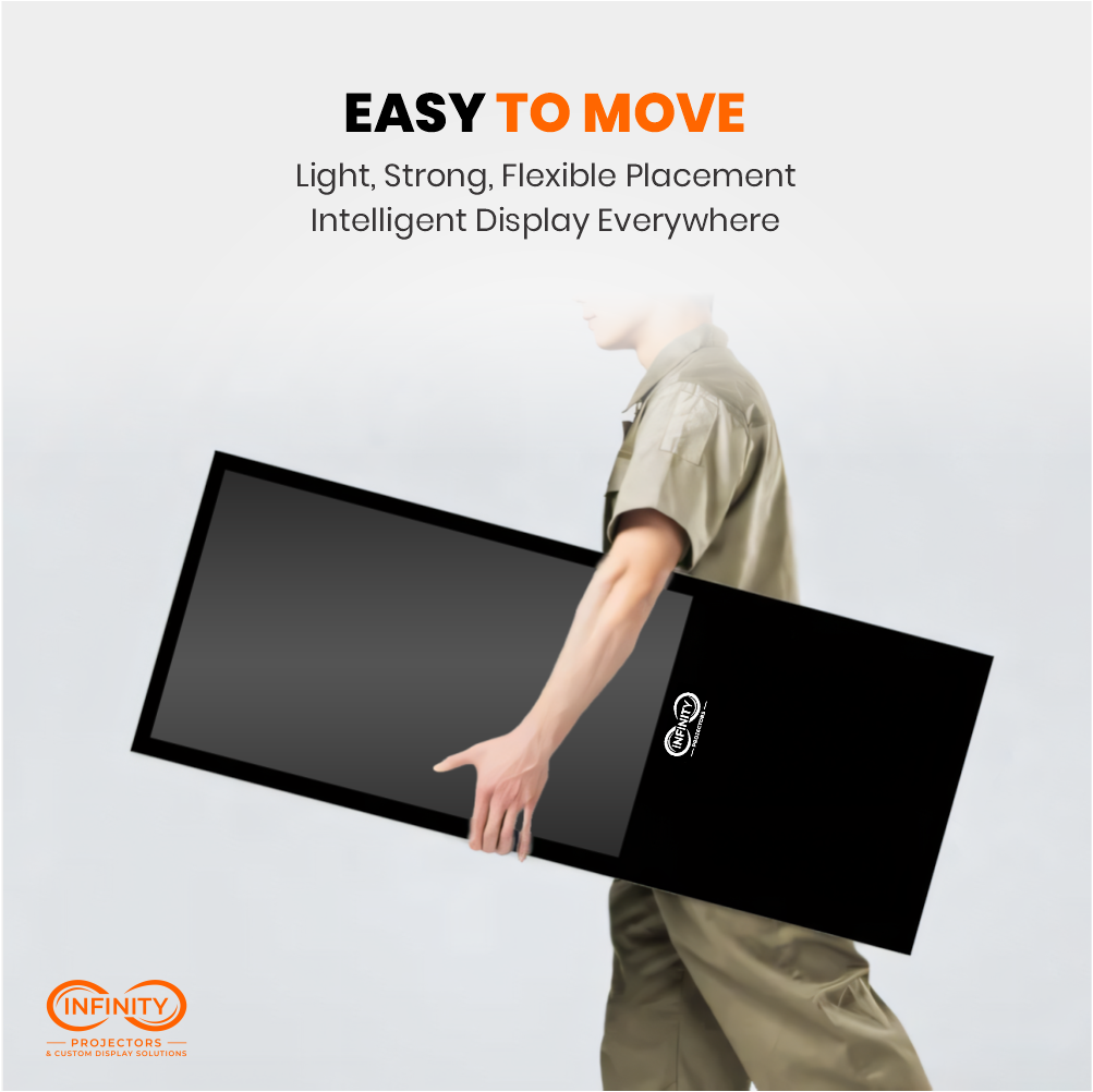 Foldable Digital Signage Displays 43"-55" Portable Video Screens