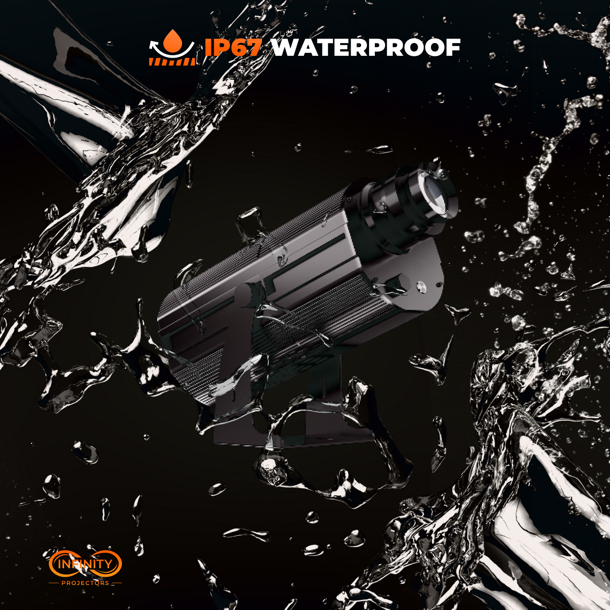 High Wattage Outdoor Gobo Projector | 150w-1500w