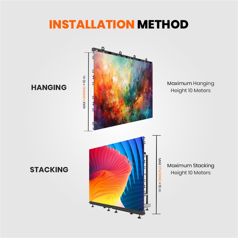Infinity Video Walls Indoor P1.9mm LED Video Wall Panel 500 x 500 mm