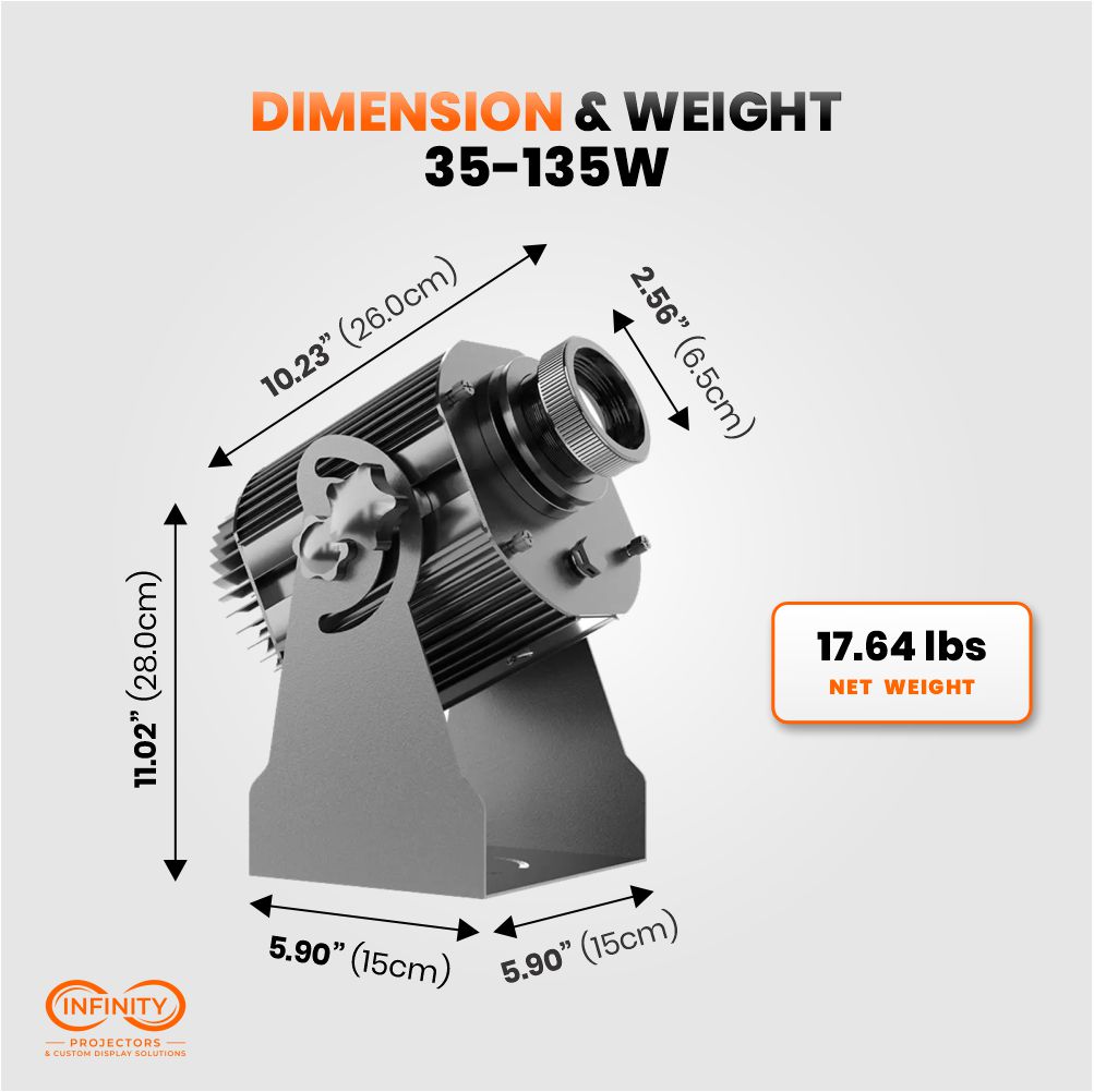 Infinity 4Gobo Spin Projector | 35W - 700W