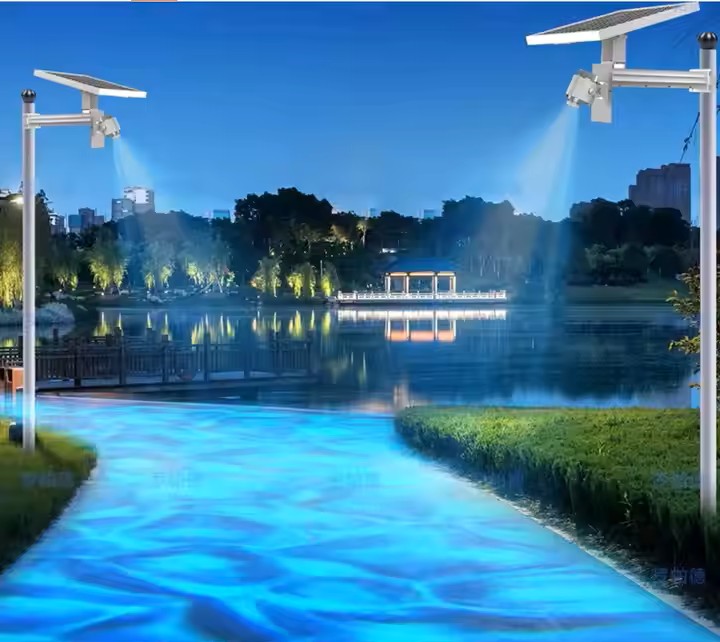 Solar-Powered Gobo Projector – Illuminate Anywhere, Plug-Free | 20W - 60W