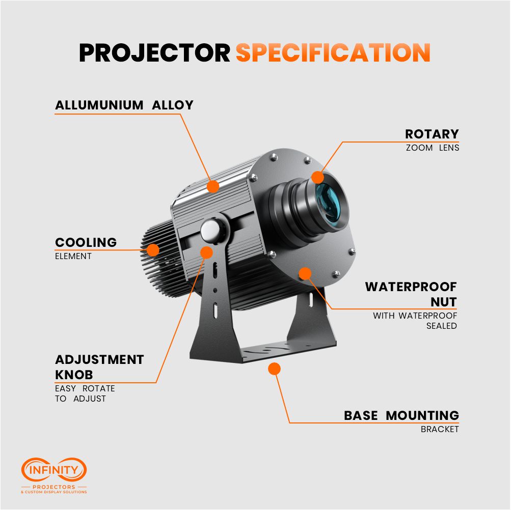 Infinity 4Gobo Spin Projector | 35W - 700W