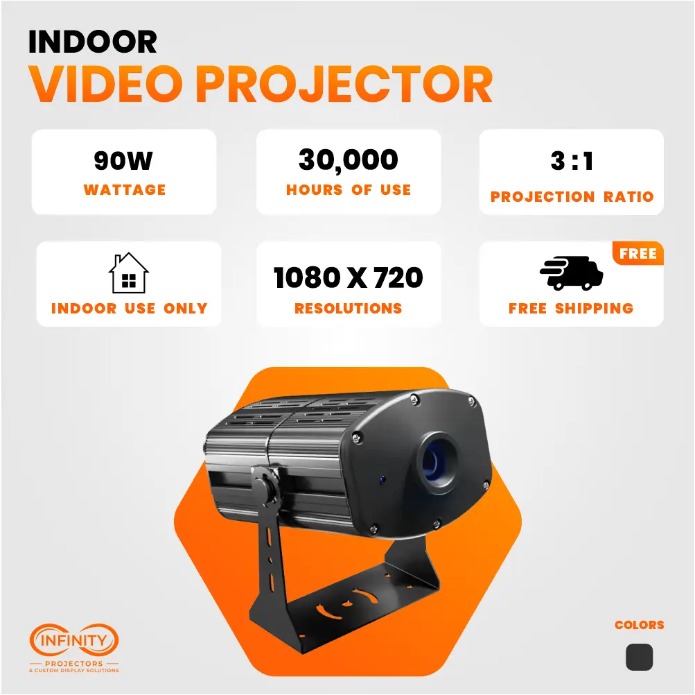 Indoor Video Projector 90W - 1200lm