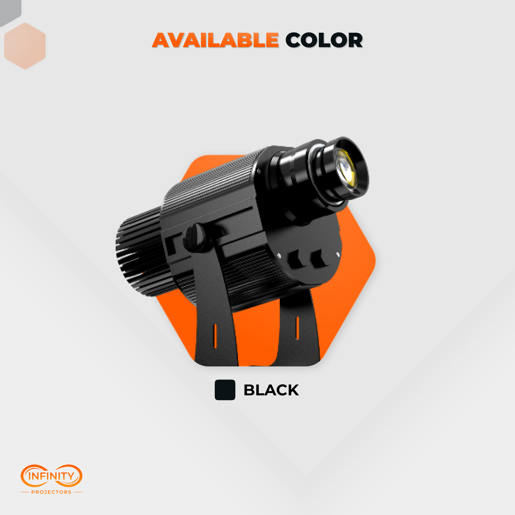 Color Gradient Changing Gobo Projector | 15w-100w