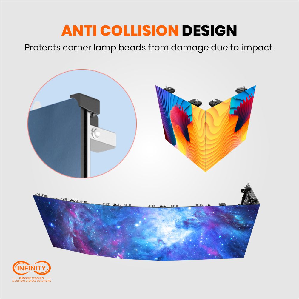 Infinity Video Walls Indoor P1.9mm LED Video Wall Panel 500 x 500 mm