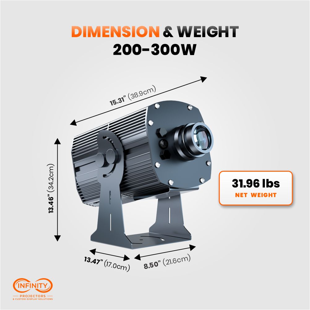 Infinity 4Gobo Spin Projector | 35W - 700W