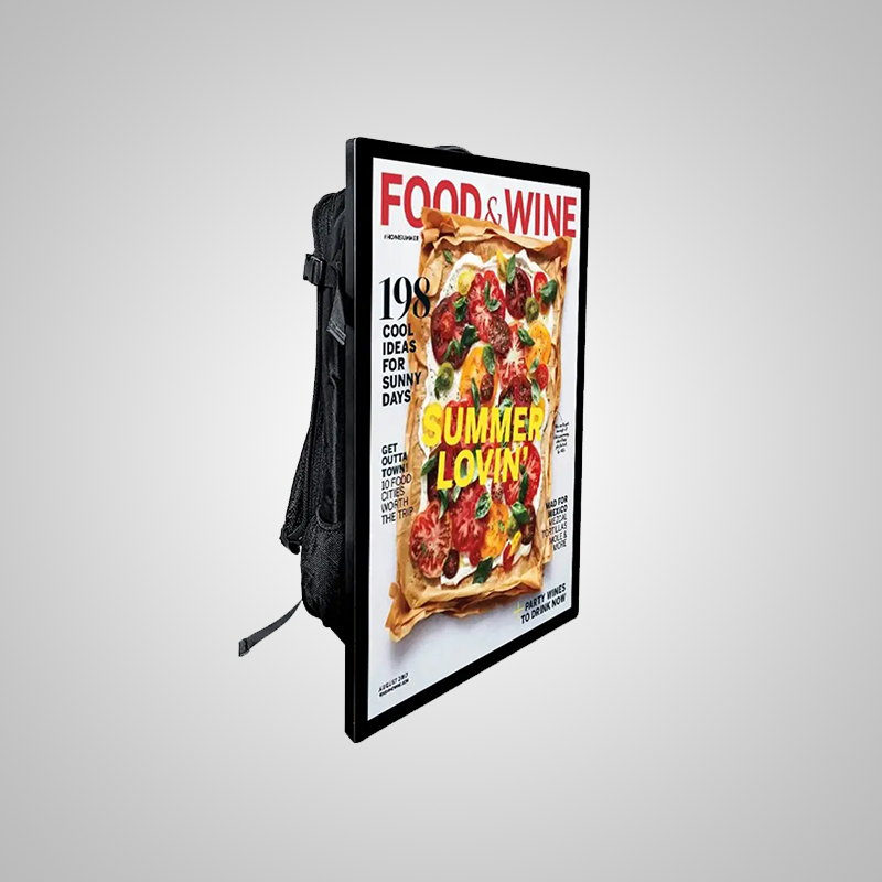 portable video lcd/led backpack