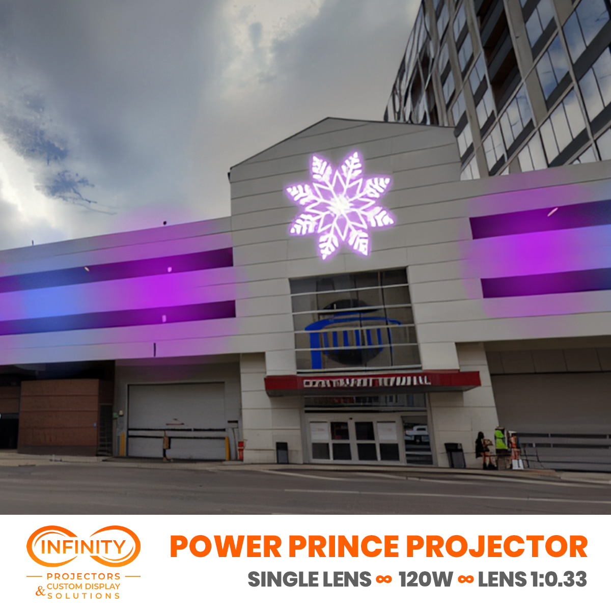 Power Prince Gobo Projector 120W