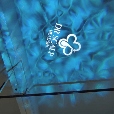 outdoor projector - entrance