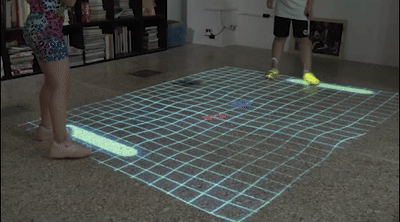 Interactive projection games