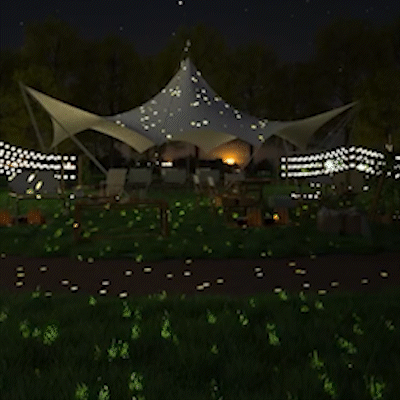 outdoor projector - newyear